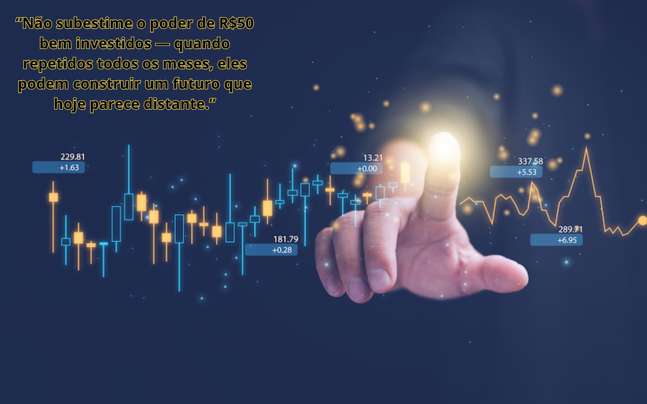 Onde investir R$50 por mês e fazer o dinheiro crescer